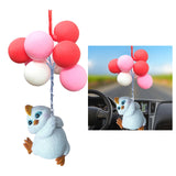 Maxbell Colorful Car Rear View Mirror Pendant Interior Decoration White Chick