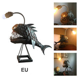 Maxbell Retro 3D Fish Art Night Light Basements Bars Bedroom Decor for Kids Adults L