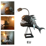 Maxbell Retro 3D Fish Art Night Light Basements Bars Bedroom Decor for Kids Adults L