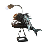 Maxbell Retro 3D Fish Art Night Light Basements Bars Bedroom Decor for Kids Adults L