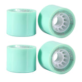 Maxbell 4/Set Skateboard Wheels 70x51mm Stable Cruising Wheels Light Green