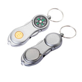 Maxbell Pocket Keychain Compass Key Ring Outdoor Carabiner Ring Hiking Camping Tool