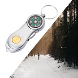 Maxbell Pocket Keychain Compass Key Ring Outdoor Carabiner Ring Hiking Camping Tool