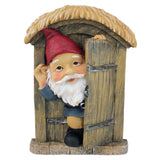 Maxbell Resin Gnome Figurine Statues Sculpture Patio Garden Outdoor Lawn Decor