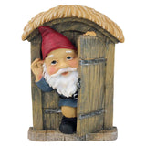 Maxbell Resin Gnome Figurine Statues Sculpture Patio Garden Outdoor Lawn Decor