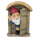 Maxbell Resin Gnome Figurine Statues Sculpture Patio Garden Outdoor Lawn Decor