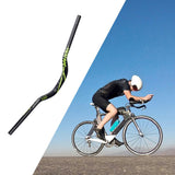 Maxbell Road Mountain Bike Handlebar Bicycle 31.8mm Extra Long Riser Bar Bike Parts Green