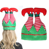 Maxbell Christmas Elf Hat Cute Xmas Holiday Party Costume Favors Gifts Accessories Striped