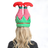 Maxbell Christmas Elf Hat Cute Xmas Holiday Party Costume Favors Gifts Accessories Striped