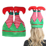 Maxbell Christmas Elf Hat Cute Xmas Holiday Party Costume Favors Gifts Accessories Striped