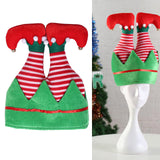 Maxbell Christmas Elf Hat Cute Xmas Holiday Party Costume Favors Gifts Accessories Striped