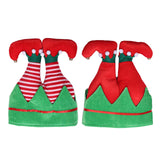 Maxbell Christmas Elf Hat Cute Xmas Holiday Party Costume Favors Gifts Accessories Striped