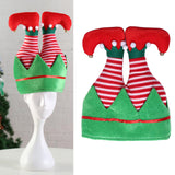 Maxbell Christmas Elf Hat Cute Xmas Holiday Party Costume Favors Gifts Accessories Striped