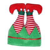 Maxbell Christmas Elf Hat Cute Xmas Holiday Party Costume Favors Gifts Accessories Striped