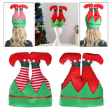 Maxbell Christmas Elf Hat Cute Xmas Holiday Party Costume Favors Gifts Accessories Striped