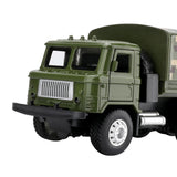 Maxbell 1:43 Military Truck Realistic Pull Back Army Cars Toys Party Favors Kids Toy Lorry truck