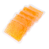 Maxbell 5pcs Reusable Gel Beads Heat Cold Pack Freezable Microwavable Mask Orange