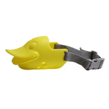 Maxbell Luminous Dog Muzzle Duckbill Duck Face Lip Adjustable Mouth Cover Yellow XL