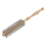 Maxbell Wooden Lotus Round Hair Care Brush Wavy Curling Detangling Comb Hairbrush S