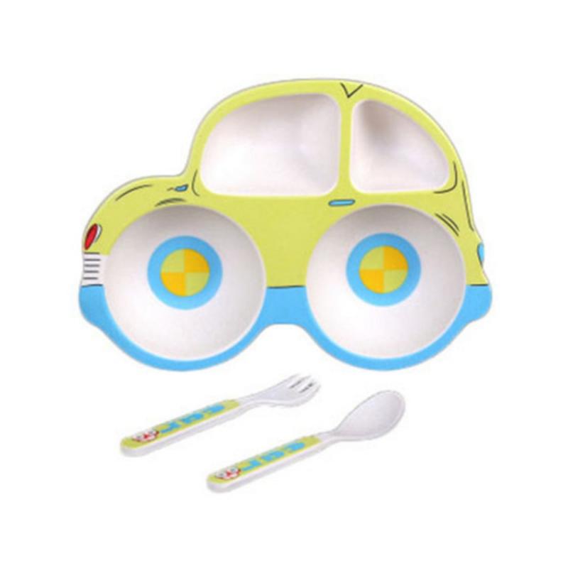 ⚡️Buy Maxbell Car Shaped Children's Dinner Tray Divided Plate Divider ...