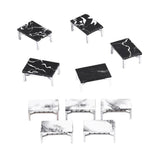 Maxbell Rectangle 1/50 Doll Tea End Furniture Miniatures Living Room Ornaments