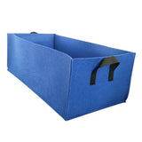 Maxbell Black Thickened Felt Non-woven Plant Grow Bags Potato Container Blue_S