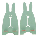 Maxbell Wooden Cute Rabbit Holder Desktop Stander Bracket For Cell Phone Green