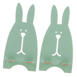 Maxbell Wooden Cute Rabbit Holder Desktop Stander Bracket For Cell Phone Green