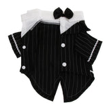 Maxbell Dog Puppy Pet Clothes Stylish Suit Bow Tie Costume Wedding Shirt  S type 1