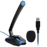 Maxbell Portable Studio PC USB Audio Microphone Mic for Desktop PC Computer