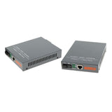 Maxbell 1Pair Htb-3100ab Optical Fiber Media Converter Single Fiber Converter 25km