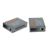 Maxbell Pair of 100M External Fast Ethernet Converter Multi-Mode Fiber Transceiver