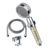 Maxbell Propeller Driven Shower Head Water Saving Turbocharged Shower Head Gold