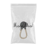 Maxbell Hanging Rope Toilet Paper Holder Wall Mounted Hand Towel Holder for Bathroom