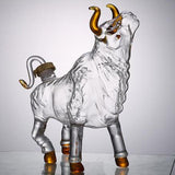 Maxbell  Cow Shaped Whisky Decanter 1000ml for Kitchen Liquor Rum Entertaining Tools