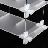 Maxbell Acrylic Storage Rack Standing Shelf Bathroom Kitchen Storage Organization Matte Clear