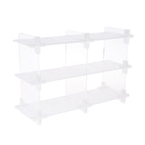 Maxbell Acrylic Storage Rack Standing Shelf Bathroom Kitchen Storage Organization Matte Clear