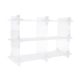 Maxbell Acrylic Storage Rack Standing Shelf Bathroom Kitchen Storage Organization Matte Clear