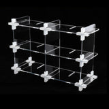 Maxbell Acrylic Storage Rack Standing Shelf Bathroom Kitchen Storage Organization Clear