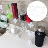 Maxbell Acrylic Storage Rack Standing Shelf Bathroom Kitchen Storage Organization Clear