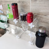 Maxbell Acrylic Storage Rack Standing Shelf Bathroom Kitchen Storage Organization Clear