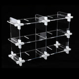 Maxbell Acrylic Storage Rack Standing Shelf Bathroom Kitchen Storage Organization Clear