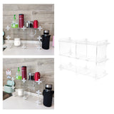 Maxbell Acrylic Storage Rack Standing Shelf Bathroom Kitchen Storage Organization Clear