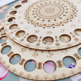 Maxbell Embroidery Floss Organizer Cross Stitch Thread Winder Thread Winding Board C