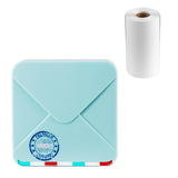 Maxbell Photo Printer Portable Thermal Printer Smartphone for Study List  Blue