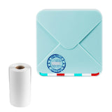 Maxbell Photo Printer Portable Thermal Printer Smartphone for Study List  Blue