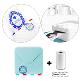 Maxbell Photo Printer Portable Thermal Printer Smartphone for Study List  Blue