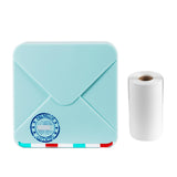 Maxbell Photo Printer Portable Thermal Printer Smartphone for Study List  Blue