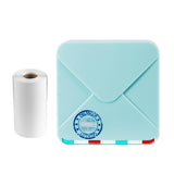 Maxbell Photo Printer Portable Thermal Printer Smartphone for Study List  Blue