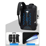 Maxbell 17.3-Inch Hard Shell Laptop Backpack Waterproof Gaming Laptop Bag Men Black